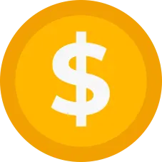 White Colour Dollar Sign on Yellow Background | Evonix Pune